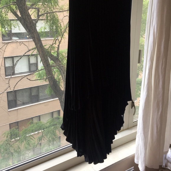 Parker Black high Low Evening Dress - Picture 3 of 7